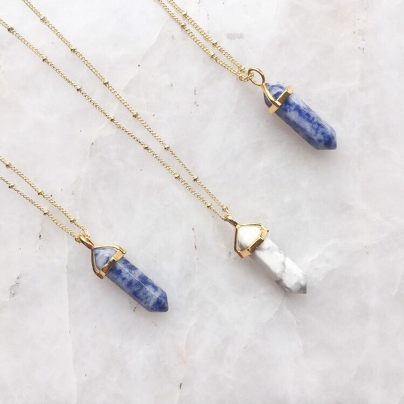 Estrella & Luna Jewelry - Marble Boho Pendant